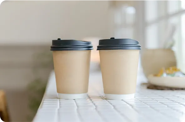 おしゃれなフード&ドリンクコーナー